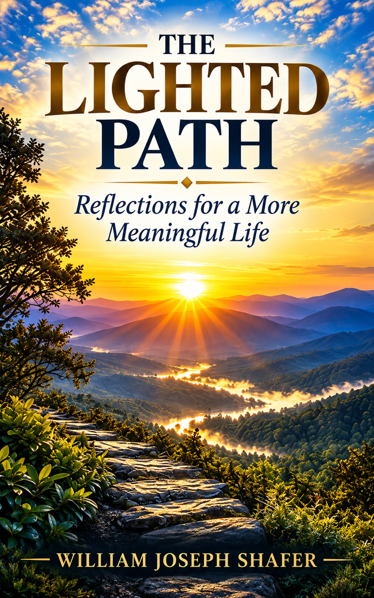 The Lighted Path: Reflections for a More Meaningful Life, book cover by William Joseph Shafer